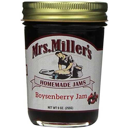 ミセス・ミラーズ・ジャム、ボイセンベリー、9オンス Mrs. Miller's Jam, Boysenberry, 9 Ounce