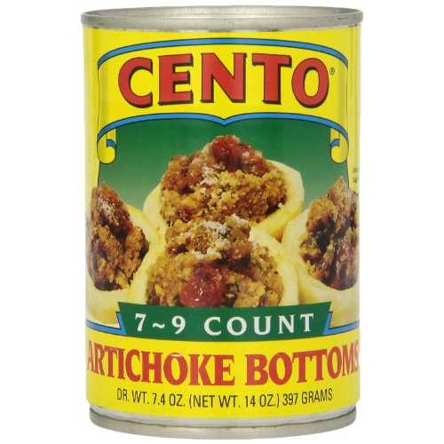 Cento アーティチョーク ボトムス、14 オンス缶 (12 個パック) Cento Artichoke Bottoms, 14-Ounce Can..
