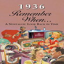 1936 N j̍ۂɎvoĂ KardLet: aALOAAANCAgъƂւ̃Mtg 1936 REMEMBER WHEN CELEBRATION KardLet: Birthdays, Anniversaries, Reunions, Homecomings, Client & Corporate Gifts