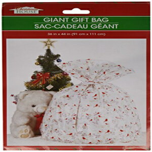 2pbNvX`bNWCAgNX}XMtgobO36x 44C`AfUC͈قȂ܂ 2-Pack Plastic Giant Christmas Gift Bags 36 x 44 inches, Designs will vary