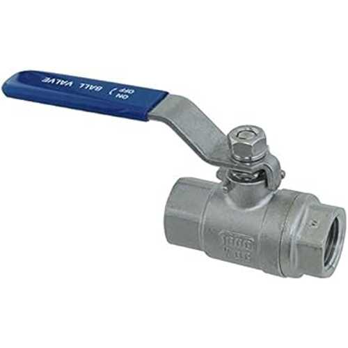ステンレスボールバルブ - 1/2 インチフルポート Homebrewers Outpost Stainless Ball Valve - 1/2 in ..