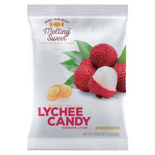 4.4 Ounce (Pack of 1), Lychee, Melting Sweet Premium Individually Wrapped Hard Candy (Lychee, 4...