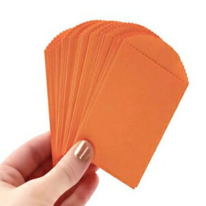 Stesha SupplyCo。オレンジミニペーパーフェイバーバッグカトラリーフィエスタパーティーデコレーション-4 x 2.5 -50カウント Stesha Supply Co. Orange Mini Paper Favor Bags Cutlery Fiesta Party Decor - 4 x 2.5 - 50 Count