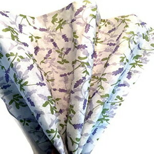 French Lavender Printed Tissue Paper for Gift Wrapping, 24 Sheets Rustic Pearl Collection French Lavender Printed Tissue Paper for Gift Wrapping, 24 Sheets