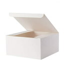 楽天GlomarketGEFTOL Gift Box 20 Pack 8 x 8 x 4 inches Fold Box Paper Gift Box Bridesmaids Proposal Box for Bridal Birthday Party Christmas（White）