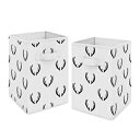 Sweet Jojo Designs Black and White Rustic Deer Organizer Storage Bins for Woodland CamoCollection-2個セット Sweet Jojo Designs Black and White Rustic Deer Organizer Storage Bins for Woodland Camo Collection - Set of 2