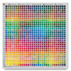 マジックパレット カラーミキシングガイド 11.5インチ Magic Palette Color Mixing Guide 11.5 Inch