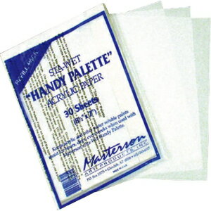 ホワイト マスターソン ハンディ パレット アクリル紙 ホワイト 30 パック White, Masterson Handy Palette acrylic paper, White 30 Pack