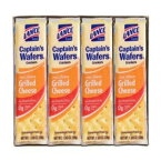ランス キャプテンズ ウエハース クラッカー グリルド チーズ - 8 個入り 1 箱 Lance Captain's Wafers Crackers Grilled Cheese - One Box of 8 Individual Packs
