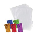 p[v Q Crafts vX`bN Zt@obO 4C` J[cCXg^Ct Mtg p[eB[LOip (4C` x 6C`A100pbN) Purple Q Crafts Clear Plastic Cellophane Bags with 4