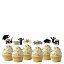 卒業カップケーキトッパーカードストック12パックデコレーションケーキ卒業 picwrap Graduation Cupcake Topper Cardstock 12 Pack Decoration Cake Graduation