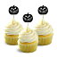 picwrap Pumpkin Trick or Treat Halloween Cupcake Topper Black Cardstock 12 per Pack Cupcake decor