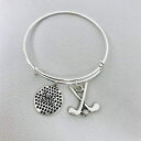 ̂߂̃St}}uXbgMtg Our Little Charms Golf Mom Bracelet Gift for Women