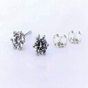 X^[OVo[CZ\eBAX^bhsAX-|XgsAX-̌̂߂̃WG[Mtg Vintagerelics Jewelry Sterling Silver CZ Solitaire Stud Earrings - Post Earrings - Jewelry Gift For Women Wedding