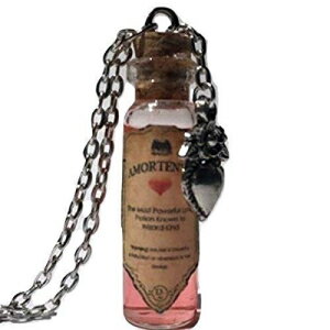 n[|b^[AeVAu|[V11/2C`KXrlbNX The Spider's Parlor Harry Potter Amortentia Love Potion 1 1/2 Inches Glass Bottle Necklace