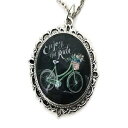 ChCXs[V]ԃlbNXy݂ Fern & Filigree Enjoy The Ride Inspirational Bicycle Necklace