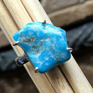 i`X[sOr[eB[^[RCY925\bhX^[OVo[NX^[Osz7.75 Natural Rocks by Kala Natural Sleeping Beauty Turquoise 925 Solid Sterling Silver Cluster Ring sz 7.75