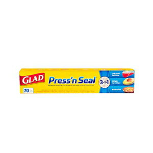 Glad Press'n Seal プラスチック製食品ラップ - 70 平方フィート ロール (パッケージは異なる場合があります) Glad Press'n Seal Plastic Food Wrap - 70 Square Foot Roll (Package May Vary)