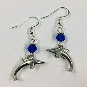 イルカのシーライフピアス、ビーチやマリン好きにぴったり！スターリングシルバーのイヤワイヤーについて Ann Peden Jewelry Dolphin Sealife Earrings, perfect for the beach and marine lover! On sterling silver earwires