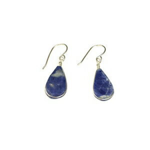 RUMISUMAQ\[_CgsAXu[Xg[X^[OVo[_OOeBAhbvnhChq[OWFXg[WG[ RUMI SUMAQ Sodalite Earrings Blue Stone Sterling Silver Dangling Teardrop Handmade Healing Gemstone Jewelry