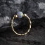 ホワイトオパールノーズリングフープ-K14ゴールドフィルドノーズピアスリング ROCK AND PIERCED White Opal Nose Ring Hoop - 14k Gold Filled Nose Piercing ring
