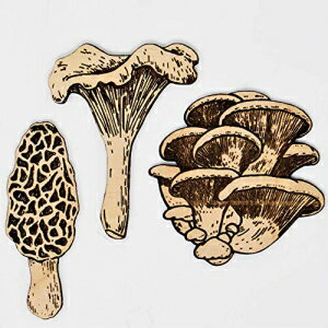 モレルマッシュルームダングルピアス Telestic Design Morel Mushroom Dangle Earrings