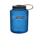 Nalgene Tritan広口BPAフリーウォーターボトル、ブルー、ブラックキャップ、32オンス Nalgene Tritan Wide Mouth BPA-Free Water Bottle, Blue w/ Black Cap, 32-Ounces