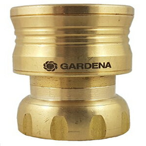 ガーデナ GBR-3818C 真鍮ホースコネクター 止水栓付き Gardena GBR-3818C Brass Hose Connector w/Waterstop