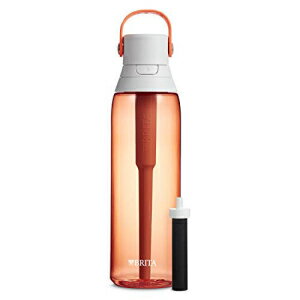 Brita 26 オンス プレミアム フィルター ウォーター ボトル フィルター付き - BPA フリー - コーラル Brita 26 Ounce Premium Filtering Water Bottle with Filter - BPA Free - Coral