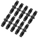 uxcell o[u hbvpCv RlN^ 8/12 z[Xp Xg[g K[f_ƟVXep vX`bN 20 uxcell Barb Drip Pipe Connector 8/12 Hose Fitting Straight for Garden Agricultural Irrigation System, Plastic 20pcs