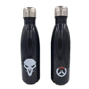 I[o[EHb` [p[fMXeXX`[ 16 IX EH[^[{g - ubN Overwatch Reaper Insulated Stainless Steel 16 Ounce Water Bottle - Black
