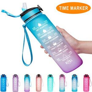 Giotto 32IX ^Rh~BPAt[{g ^C}[J[ƃXg[tŁAtBbglXAEghADƂɈ\ȐmɈނƂł܂-IuO[p[v Giotto 32oz Large Leakproof BPA Free Drinking Water Bottle wit