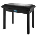 Knox Gear ƋX^C tbvgbv sAmx` (ubN) Knox Gear Furniture Style Flip-Top Piano Bench (Black)