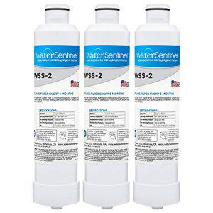 WaterSentinel WSS-2冷蔵庫交換フィルター：Samsung HAFCINフィルターに適合（3パック） WaterSentinel WSS-2 Refrigerator Replacement Filter: Fits Samsung HAFCIN Filters (3-Pack)