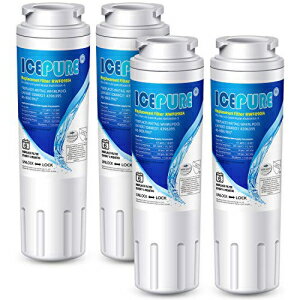 ICEPURE UKF8001 p①ɏ򐅃tB^[AMaytag UKF8001AUKF8001AXXAUKF8001PAWhirlpool 4396395A469006AEDR4RXD1AEveryDrop Filter 4APuriclean IIARWF0900A 4pbNƌ݊ ICEPURE UKF8001 Replacement Refrigerator Water Filter, Co