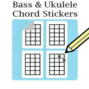 x[XAEÑR[hƃ^ủ^wXebJ[ (500 pbN) `FbNAEg Bass, Ukulele Chord and Tablature Fingering Stickers (500 Pack) At Checkout