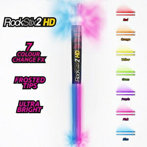 ROCKSTIX 2 HDΥڥ뤤饤ȥåץޥ顼LEDɥॹƥå7Ĥ餷顼եȡ˲ФĤޤ礦 ROCKSTIX 2HD Pair of ROCKSTIX 2 HD: BRIGHT LIGHT UP MULTI COLOR CHANGE LED DRUMSTICKS, 7 Amazing