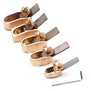 Jiayouy 5 }CN^JoCIewȃZbg 8-16 ~[gn DIY oCIrI`FؐyS[h Jiayouy 5 PCS Micro Brass Violin Thumb Planer Set 8-16 mm Blade Width for DIY Violin Viola Cello Wooden Instrumen