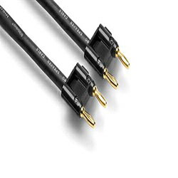 Hosa SKJ-603BBデュアルバナナ-デュアルバナナスピーカーケーブル、3フィート Hosa SKJ-603BB Dual Banana to Dual Banana Speaker Cable, 3 Feet