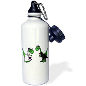 3dRose EH[^[{gA21IXAzCg 3dRose Water Bottle, 21oz, White