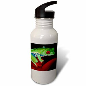 3dRose EH[^[{gA21IXAzCg 3dRose Water Bottle, 21oz, White