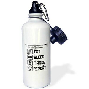 3dRose EH[^[{gA21IXAzCg 3dRose Water Bottle, 21oz, White