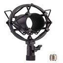 LYRCRO}CNVbN}EgAjo[T46mm}CNhUTXyVVbN}Egz_[NbvAa44mm-49mm̃RfT[}CNp LYRCRO Microphone Shock Mount, Universal 46mm Mic Anti-Vibration Suspension Shock Mount Holder Clip