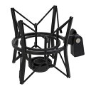LyxPro MKS1-B RfT[ XpC_[ }CN VbN}EgAhUA≏ - ubN LyxPro MKS1-B Condenser Spider Microphone Shockmount, Anti Vibration and Isolation - Black