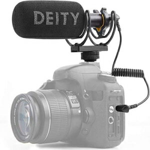 Deity V-Mic D3 スーパーカーディオイド指向性ショットガンマイク、Rycote ショックマウント付き DSLR、ビデオカメラ、スマートフォン、タブレット、ハンディレコーダー、ラップトップ、ボディパック送信機用 Deity V-Mic D3 Super-Cardioid Directional Shotgun