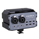 Comica CVM-AX3 オーディオミキサーアダプター 3.5mm/XLR/6.35mm入力 ステレオ/モノ出力スイッチ付き カメラマイクプリアンプ Canon Nikon Sony DSLRカメラ ビデオ撮影用 Comica CVM-AX3 Audio Mixer Adapter with 3.5mm/XLR/6.35mm Inputs Stereo/Mono