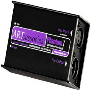 ART Phantom I 48V ファントムマイク電源 ART Phantom I 48V Phantom Microphone Power Supply