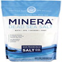 ミネラデッドシーソルト10ポンドファイングレインバルクバッグ-バス＆スパミネラルソルト Minera Dead Sea Salt 10 lb. Fine Grain Bulk Bag - Bath Spa Mineral Salt