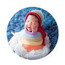 生まれたばかりの赤ちゃんの写真の小道具は 男の子の女の子の写真撮影のための布ブランケットおくるみを包みます（レインボー） Coberllus Newborn Baby Photo Props Wrap Cloth Blanket Swaddle for Boys Girls Photography Shoot (Rainbow)