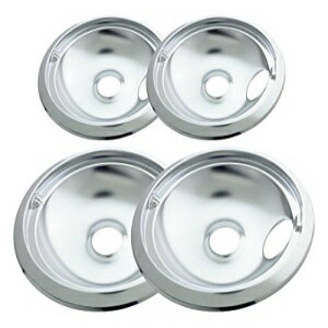 Range Kleen 11920-4X GEhbvpe2jbgA119AA120AAN[ Range Kleen 11920-4X GE Drip Pans Containing 2 Units each 119A, 120A, Chrome